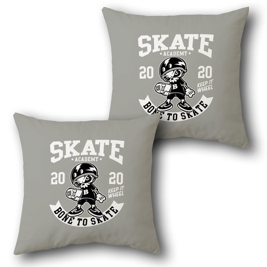 Skate Academy Throw   Design Cushion Single (Front & Back)