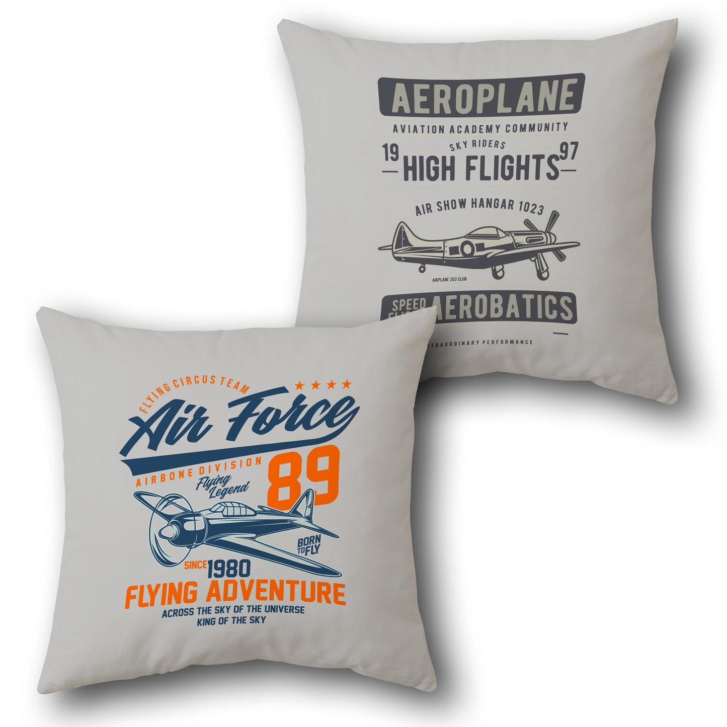 Aviation Legends   Design Cushion Single (Front & Back)