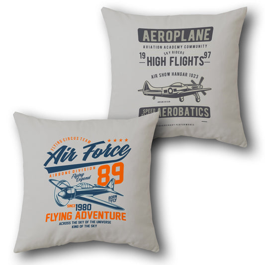 Aviation Legends   Design Cushion Single (Front & Back)