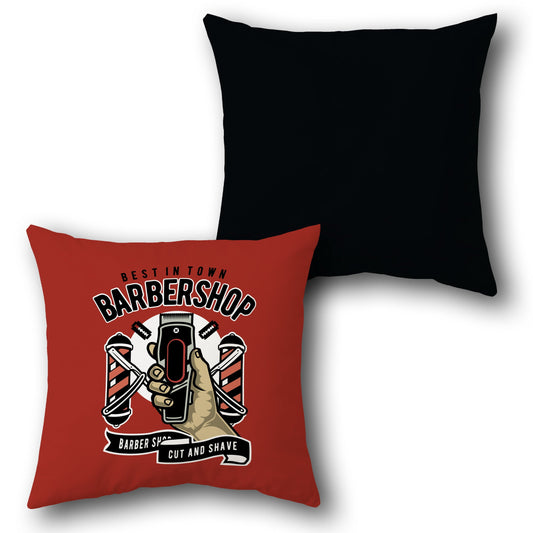 Barbershop Cut & Shave    Design Cushion Single (Front & Back)