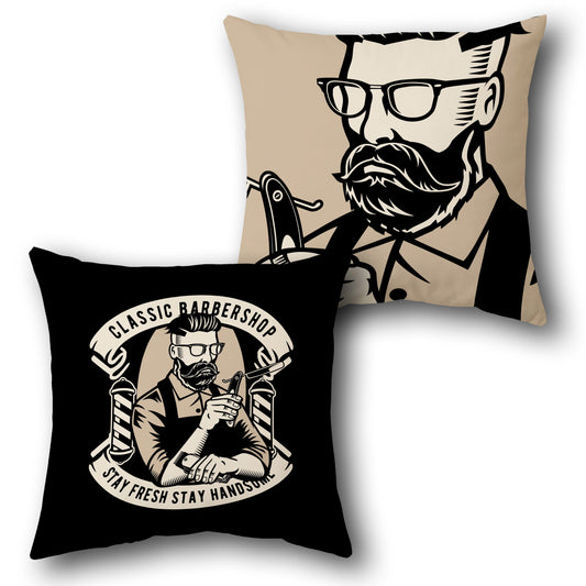 Classic Barbershop    Design Cushion Single (Front & Back)