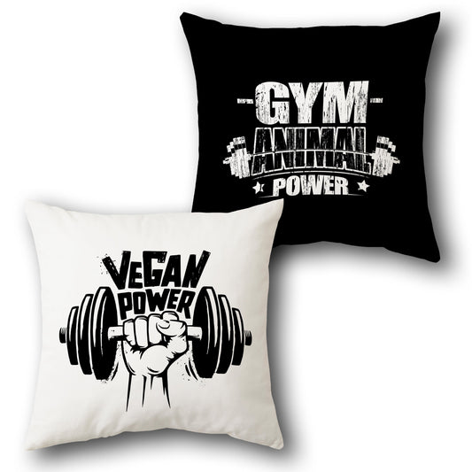 Plant & Power Gym    Design Cushion Single (Front & Back)