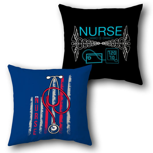 Vital Care Nurse   Design Cushion Single (Front & Back)