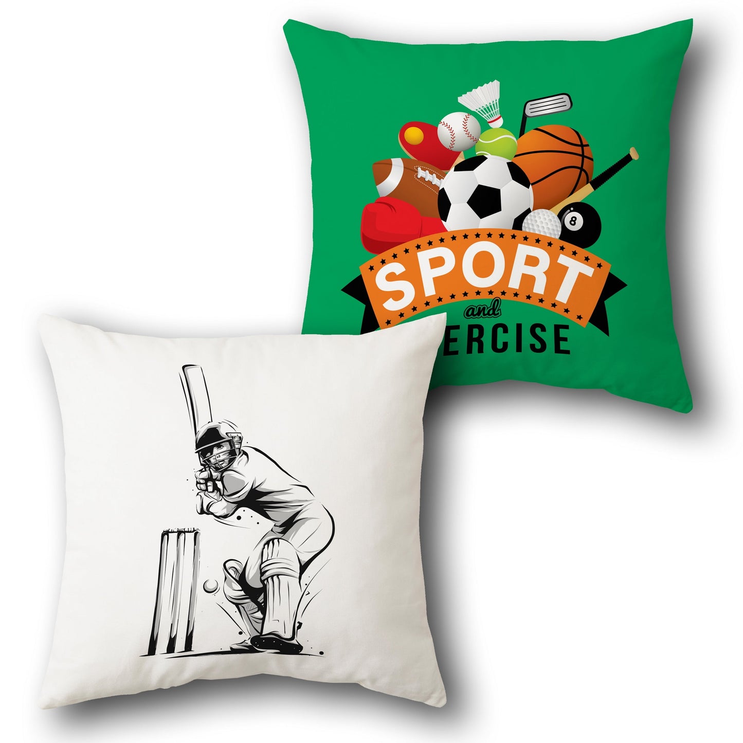 Dynamic Sports Enthusiast   Design Cushion Single (Front & Back)