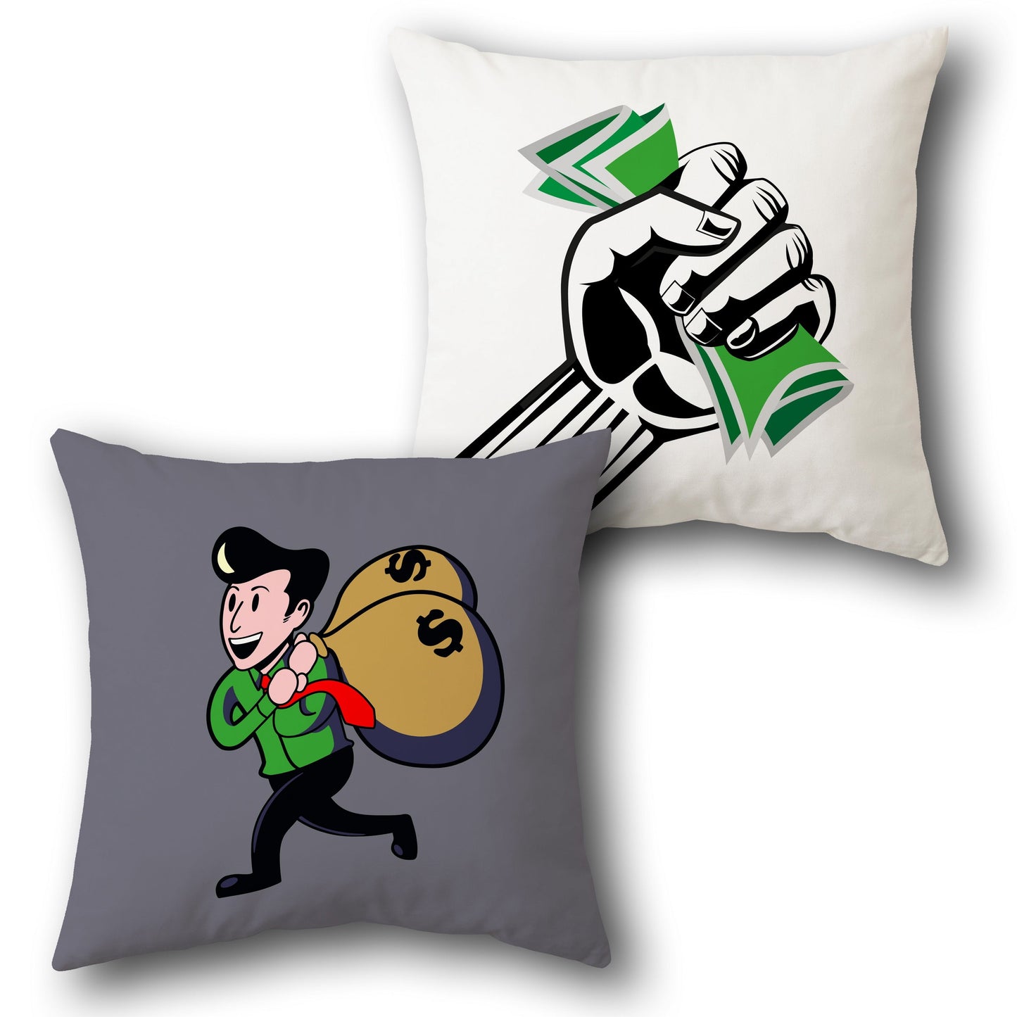 Money Moves   Design Cushion Single (Front & Back)