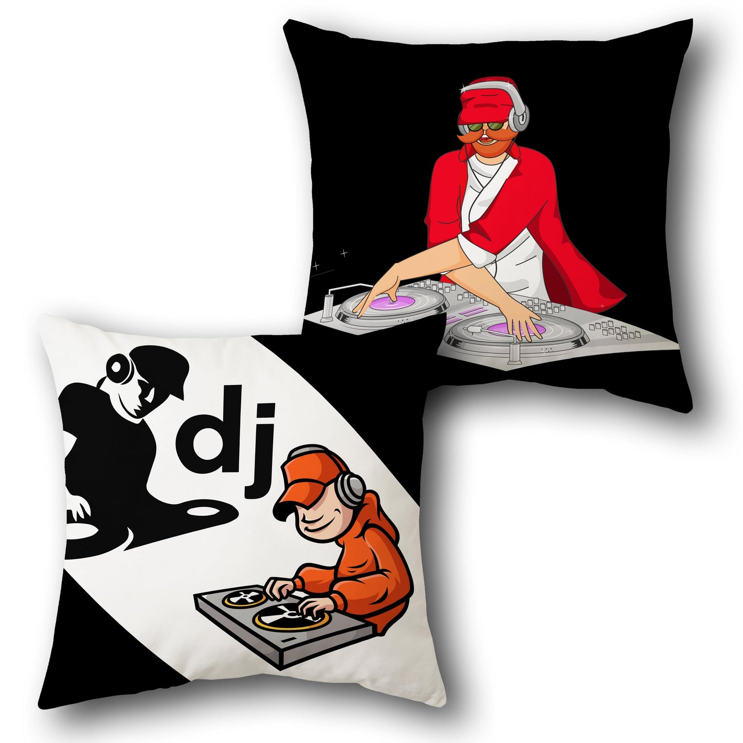 Urban Beats DJ   Design Cushion Single (Front & Back)