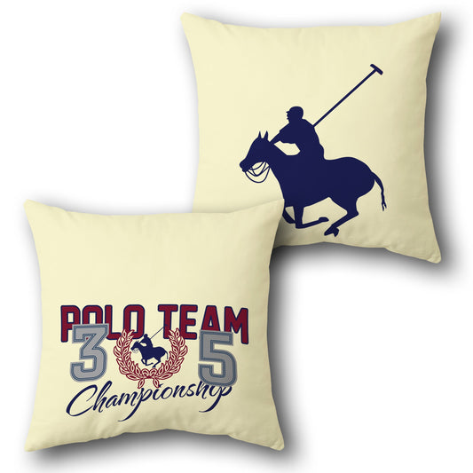 Polo Team Championship   Design Cushion Single (Front & Back)