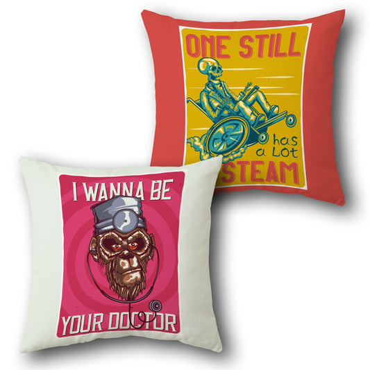 I Wanna Be Your Doctor   Design Cushion Single (Front & Back)
