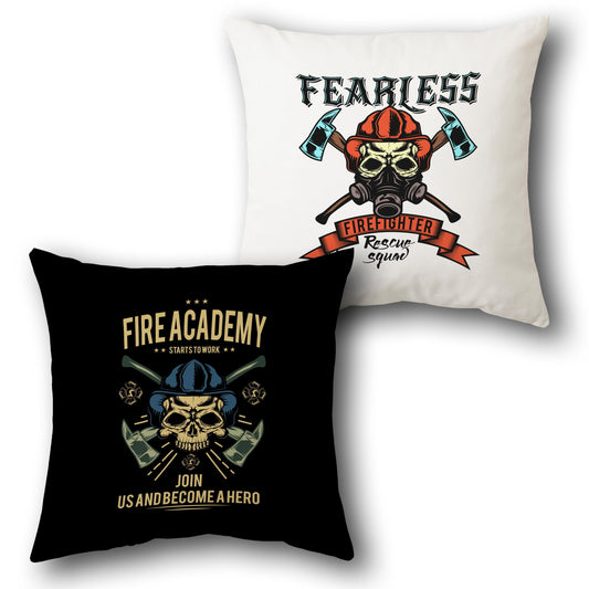 Firefighter Hero Throw    Design Cushion Single (Front & Back)