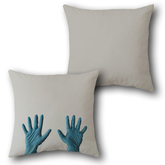 Medical Gloves Throw    Design Cushion Single (Front & Back)