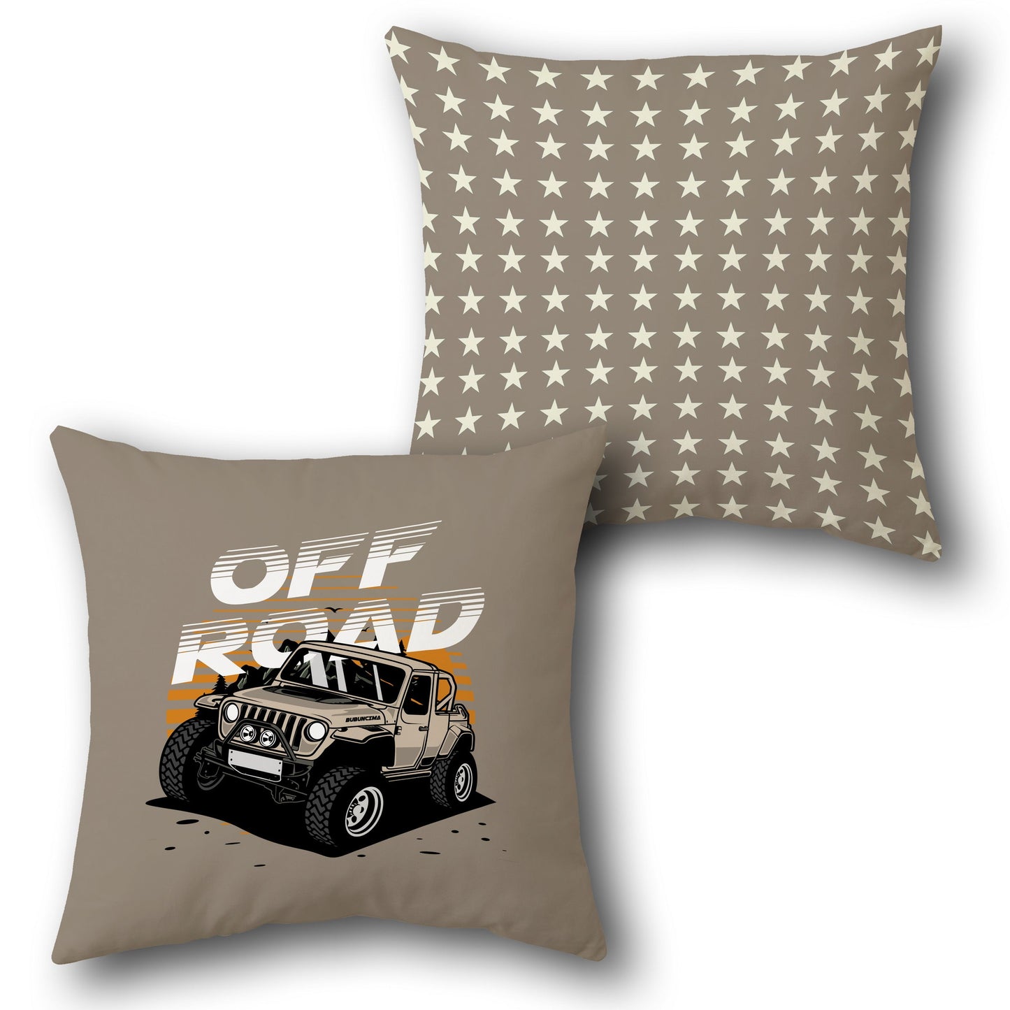 Off-Road Adventure    Design Cushion Single (Front & Back)