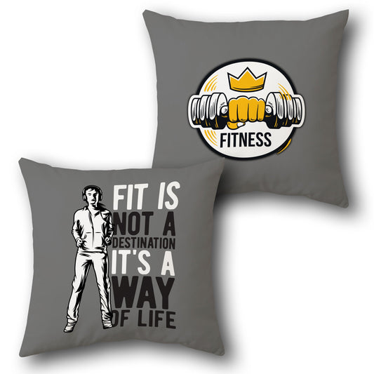 Fitness Motivation    Design Cushion Single (Front & Back)