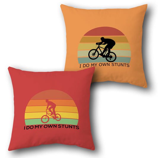 Stunt Rider    Design Cushion Single (Front & Back)