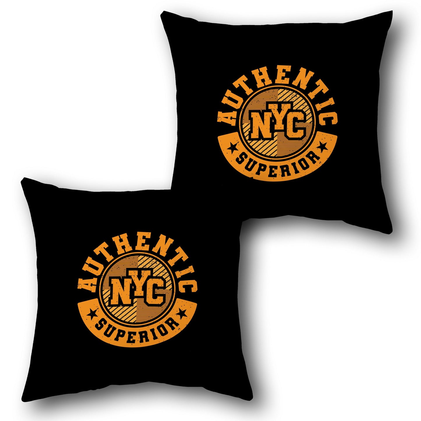 NYC Authentic Superior    Design Cushion Single (Front & Back)