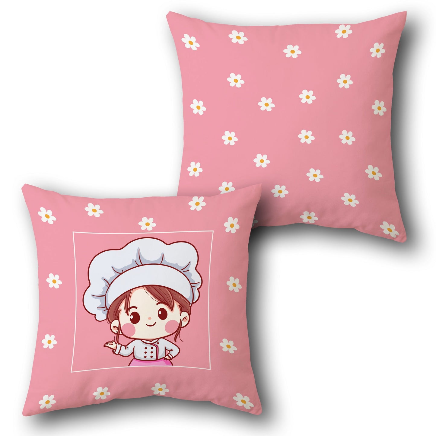 Kawaii Chef    Design Cushion Single (Front & Back)