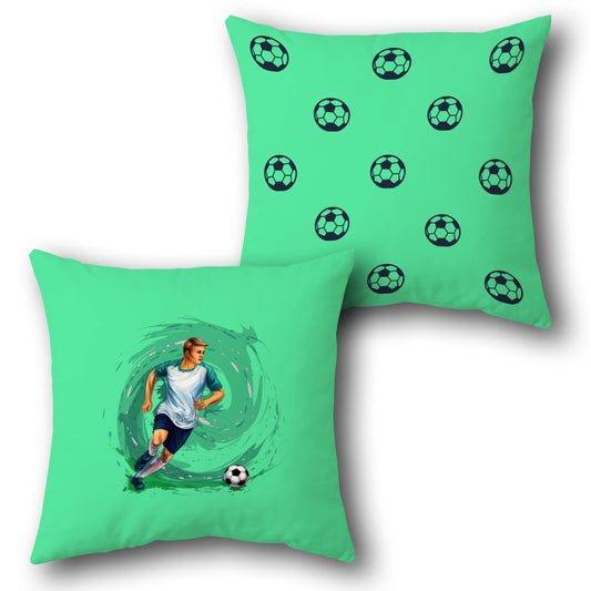Soccer Action    Design Cushion Single (Front & Back)