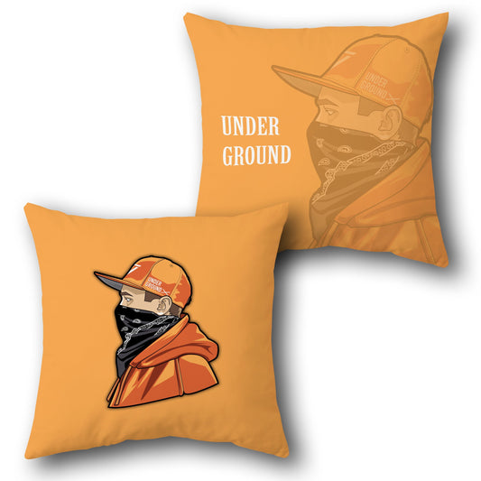 Underground Vibes    Design Cushion Single (Front & Back)