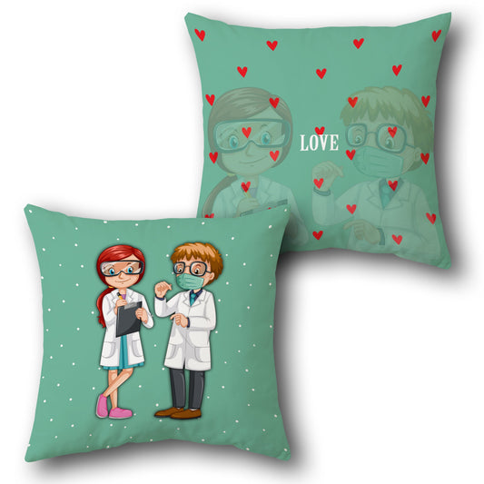 Science Love    Design Cushion Single (Front & Back)
