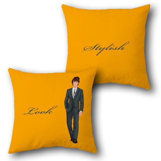  Look Stylish   – Modern Elegance Edition Design Cushion Single (Front & Back)