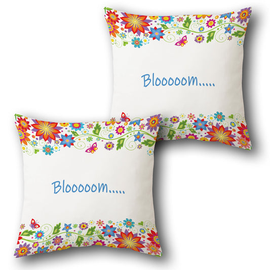 Bloooom   Design Cushion Single (Front & Back)