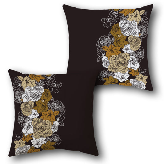 Midnight Garden Bloom Cushion   Design Cushion Single (Front & Back)