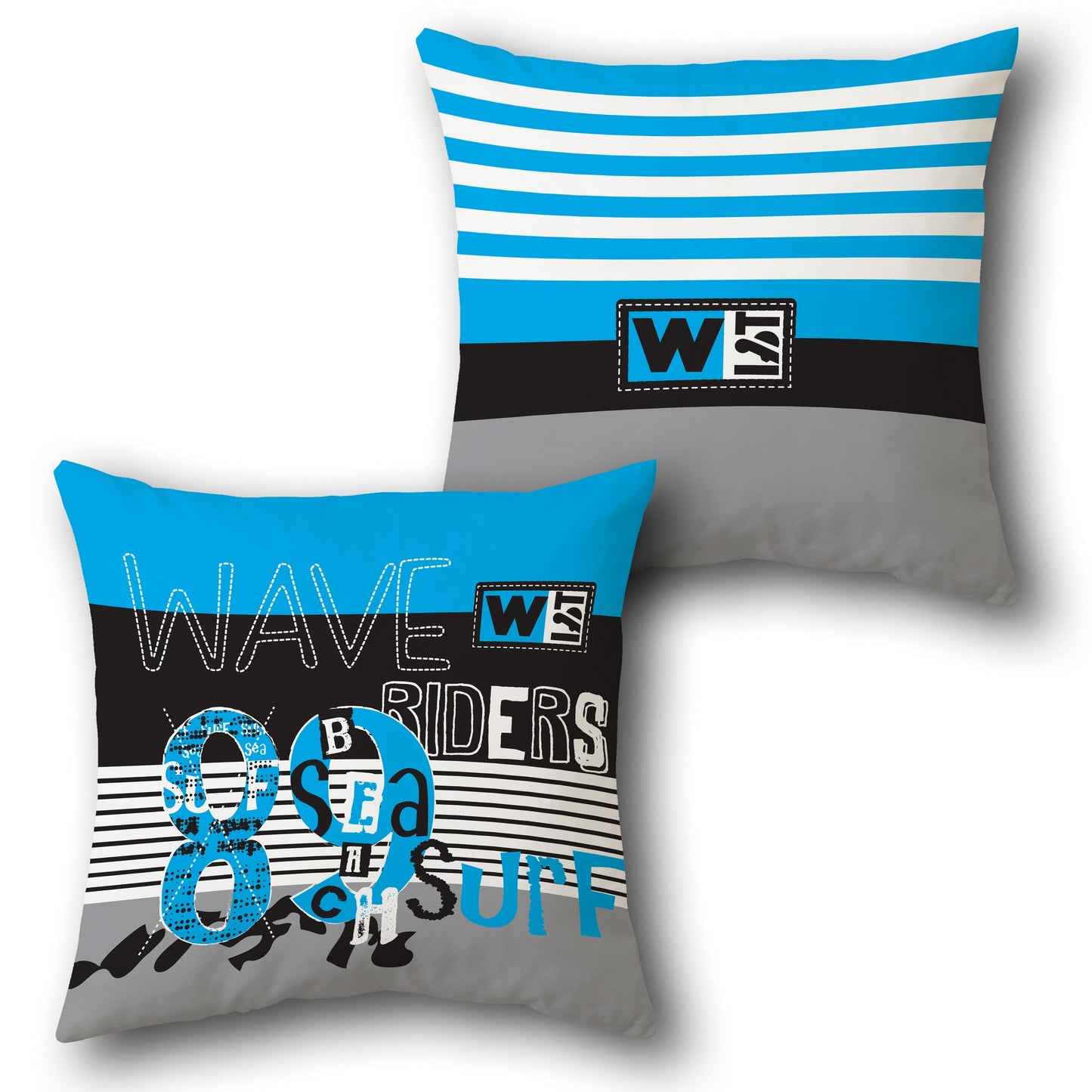 Wave Riders Cushion   Design Cushion Single (Front & Back)