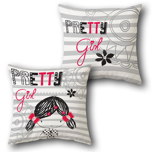Pretty Girl   Design Cushion Single (Front & Back)
