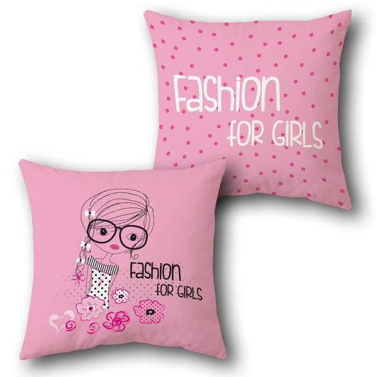 Fashion for Girls   Design Cushion Single (Front & Back)