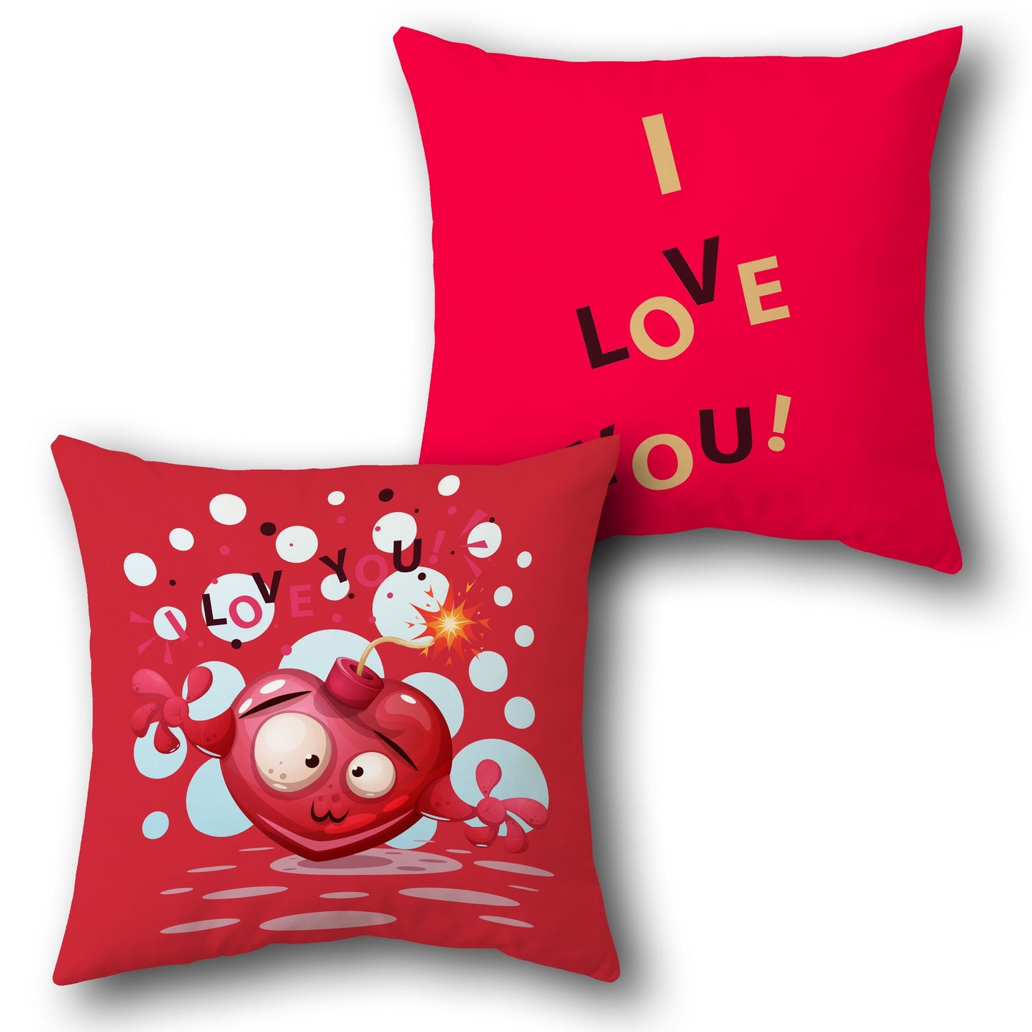 "I Love You" Cushion (Front & Back)
