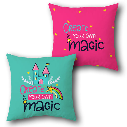 "Create Your Own Magic" Cushion (Front & Back)