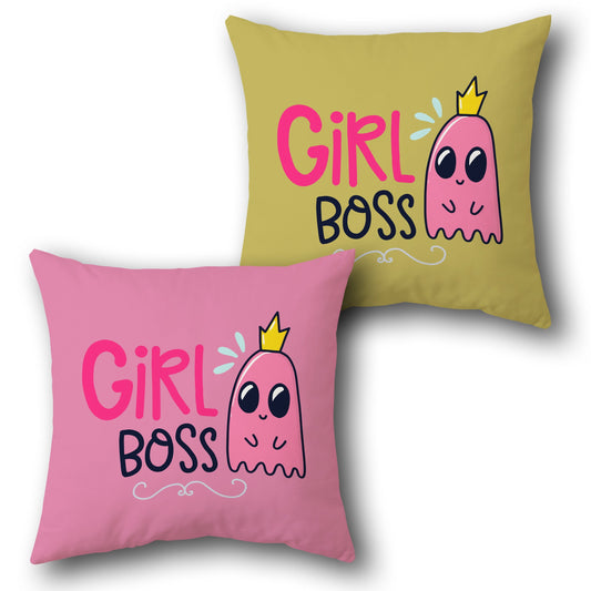 "Girl Boss" Cushion (Front & Back)