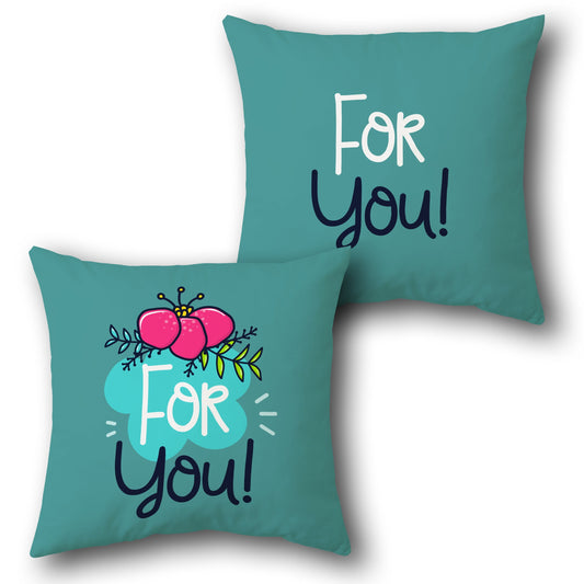 "For You" Cushion (Single, Front & Back)