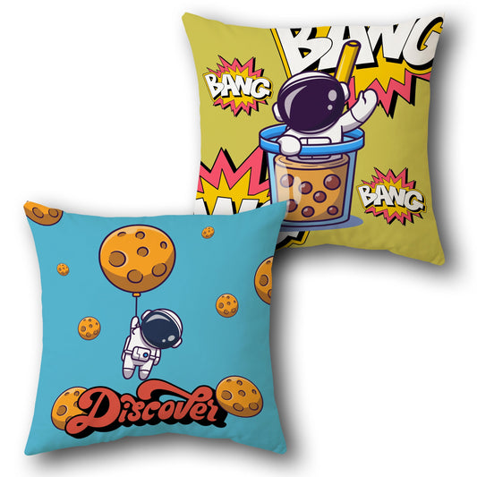 "Astro Bubble Tea Cushion (Front & Back)"