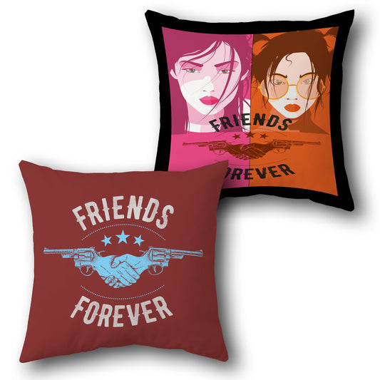 "Friends Forever" Bond Cushion (Single Front & Back)