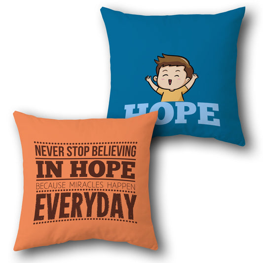 "Be Yourself" Cat Cushion (Single Front & Back)