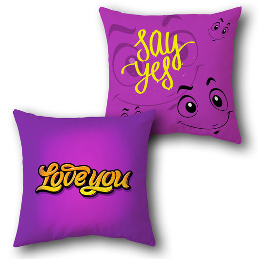 "Stay Positive" Rainbow Cushion (Single Front & Back)