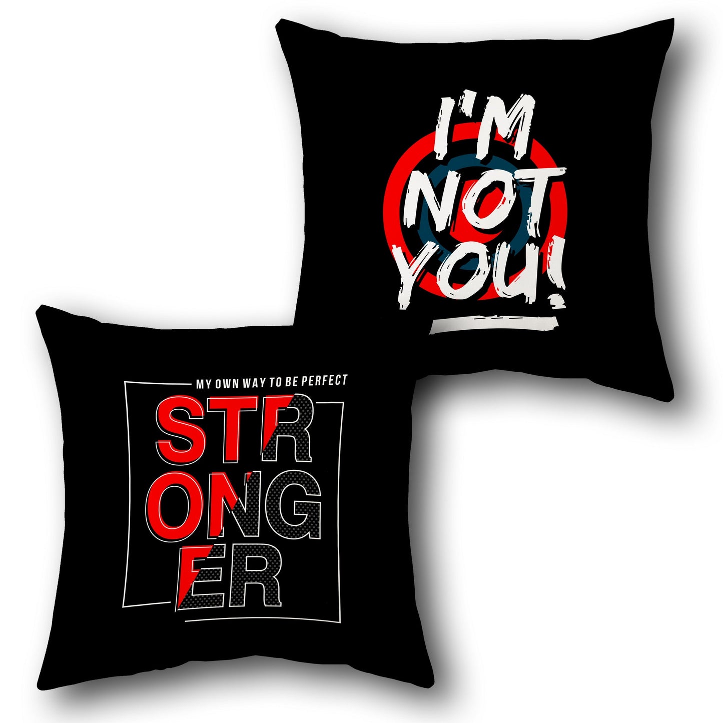 "Good Vibes Only" Retro Cushion (Single Front & Back)