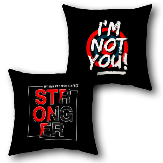 "Good Vibes Only" Retro Cushion (Single Front & Back)
