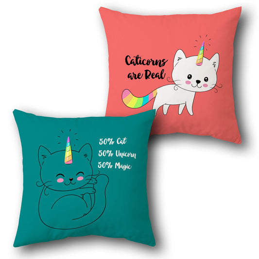 Caticorn Magic Cushion (Front & Back)