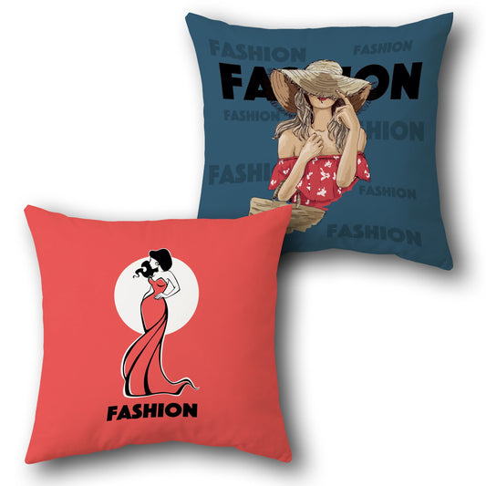 Elegant Fashion Cushion (Front & Back)