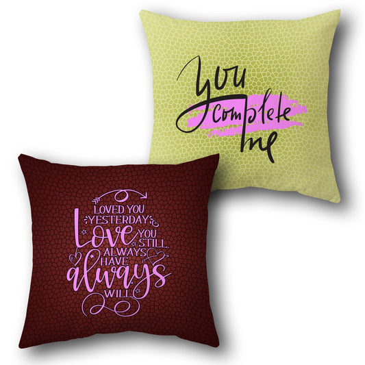 Romantic Love Cushion (Front & Back)