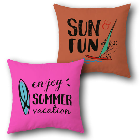 Summer Vibes Cushion (Front & Back)