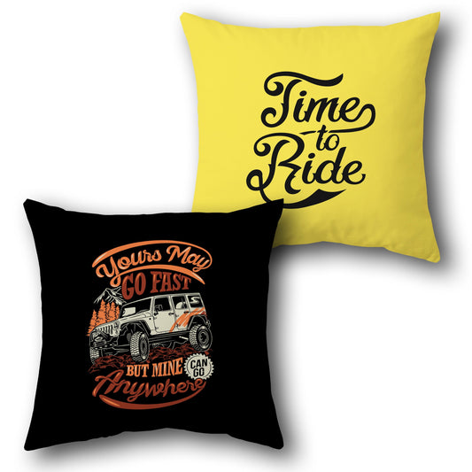 Adventure Ride Cushion (Front & Back)