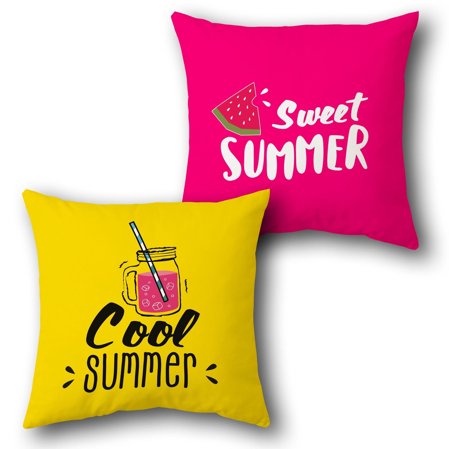 Sweet Summer Drink Cushion (Front & Back)