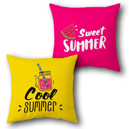 Sweet Summer Drink Cushion (Front & Back)
