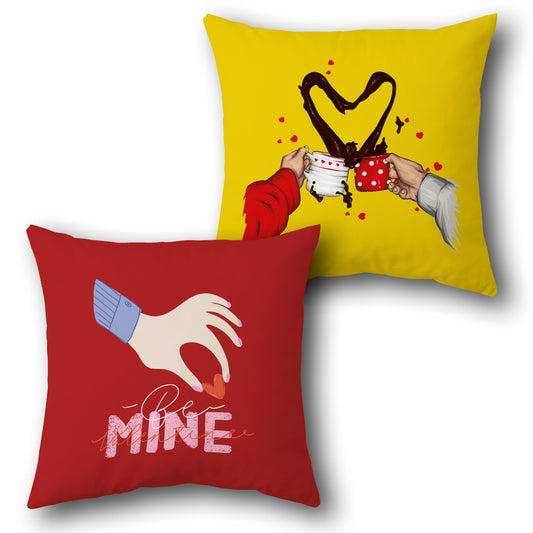 "Sweet Valentine's Strawberry Cushion (Front & Back)"