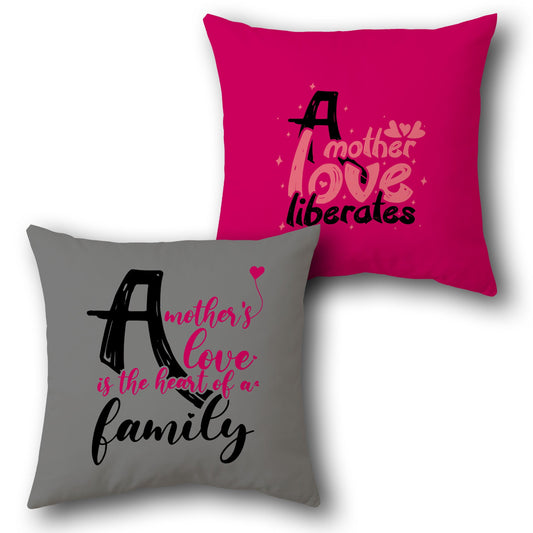 "Mother's Love" Single Cushion (Front & Back Design)