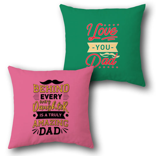 "Amazing Dad Love" Single Cushion (Front & Back Design)