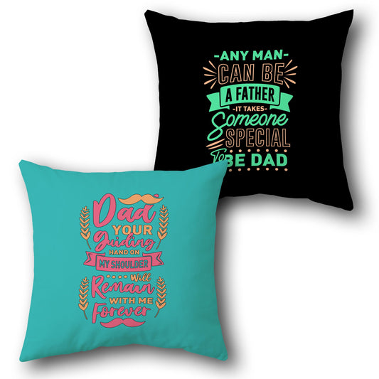 "Special Dad Forever" Single Cushion (Front & Back Design)