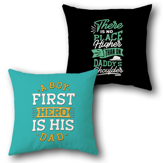 "Daddy's Hero" Cushion (Front & Back)